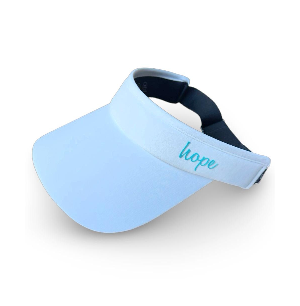 Women's Adjustable Band Sport Visor - White - White