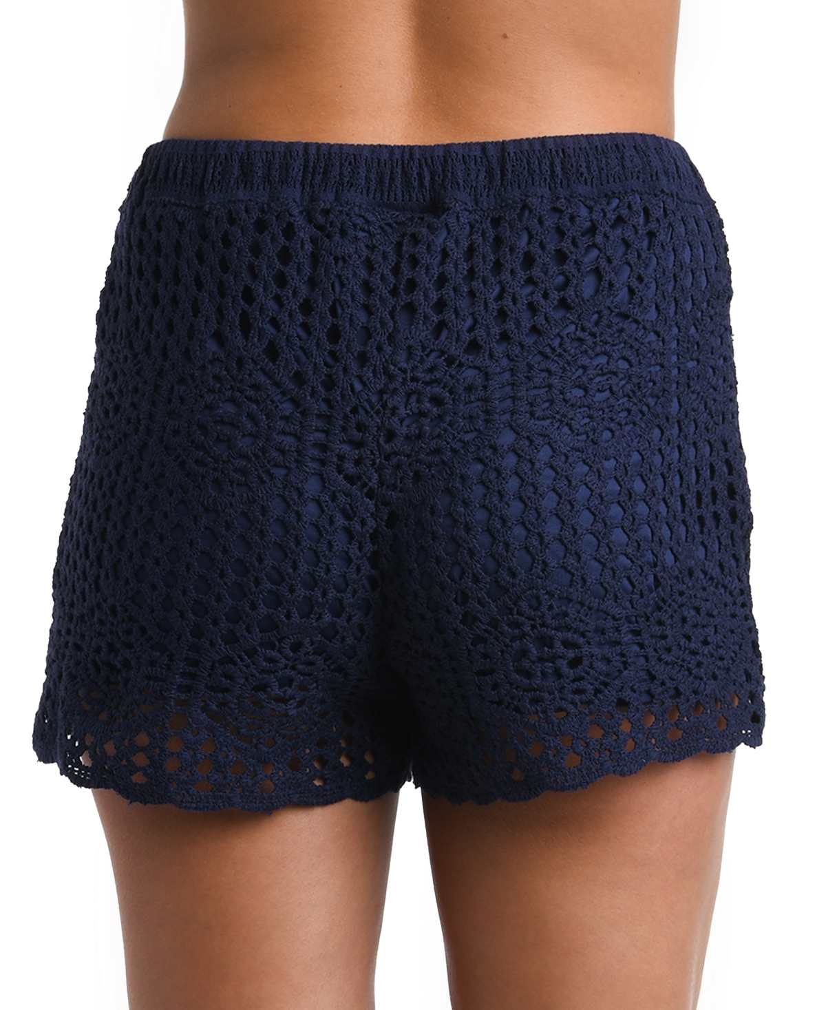 La Blanca Women's Waverly Crochet Beach Shorts