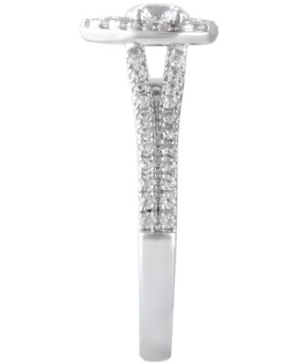 Diamond Teardrop Halo Bridal Set (1 ct. t.w.) in 14k White Gold