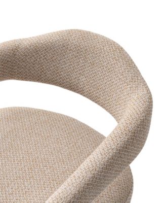 Aspen 23.2" Modern Tweed Upholstered Dining Armchair