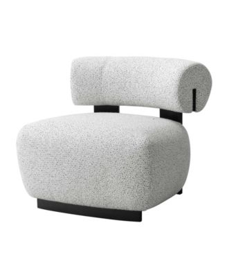 Bartow Modern Woven Fabric Upholstered Accent Chair