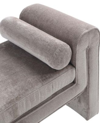 Concord 59" Modern Chenille Upholstered Bench