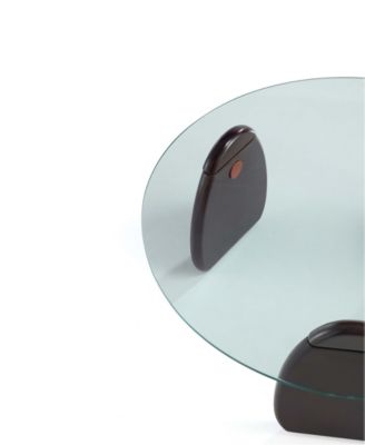 Artesia 35.43" Modern Tempered Glass Top Coffee Table