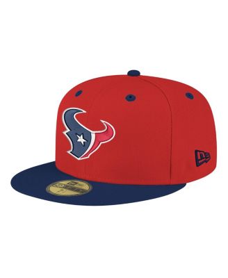 New Era - Men's  Red/Navy Houston Texans Flipside Two-Tone 59FIFTY Fitted Hat
