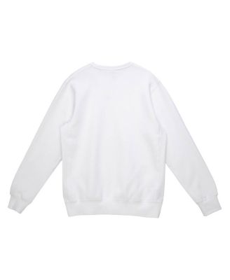 x Bud Light Men's White New England Patriots The Crest Pullover Sweatshirt