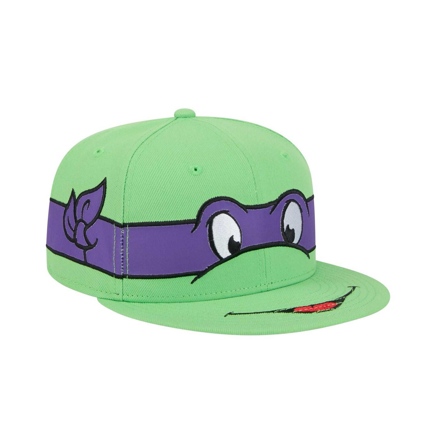 Мужская кепка New Era Green Teenage Mutant Ninja Turtles Donatello 9Fifty Snapback Hat — фото 4