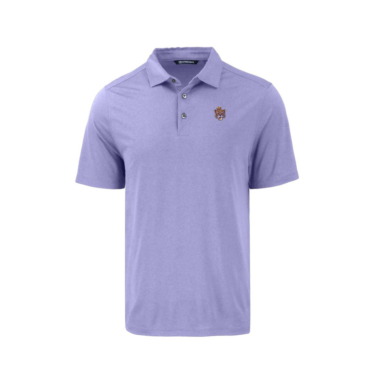 Мужское поло Cutter & Buck Purple LSU Tigers Coastline Epic Comfort Eco Polo — фото 3