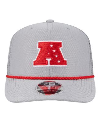 Men's Gray Kansas City Chiefs 2025 Pro Bowl 9SEVENTY Stretch-Snap Hat