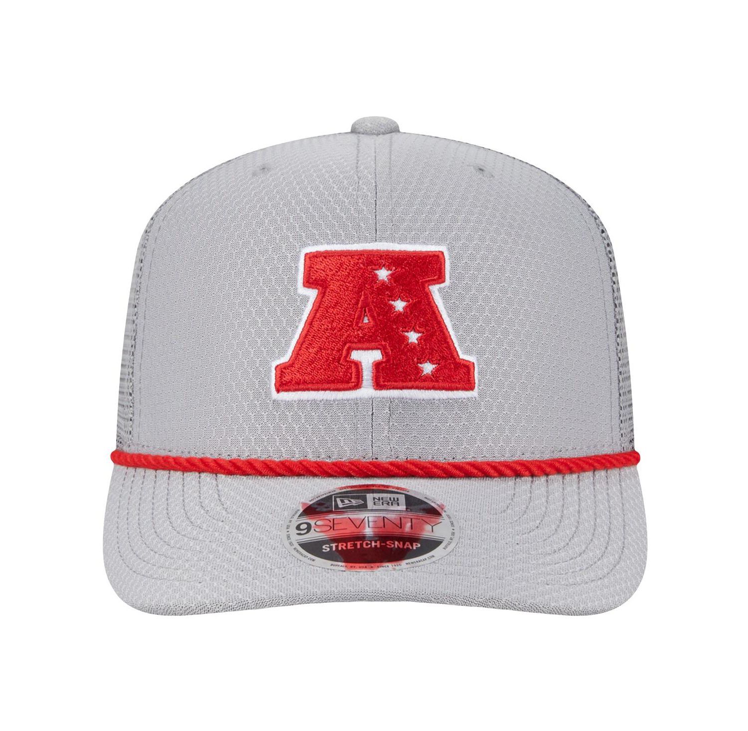 Men's Gray Kansas City Chiefs 2025 Pro Bowl 9SEVENTY Stretch-Snap Hat