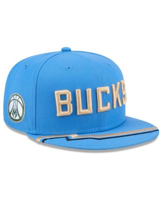 New Era - Men's  Blue Milwaukee Bucks 2024/25 City Edition 9FIFTY Snapback Hat