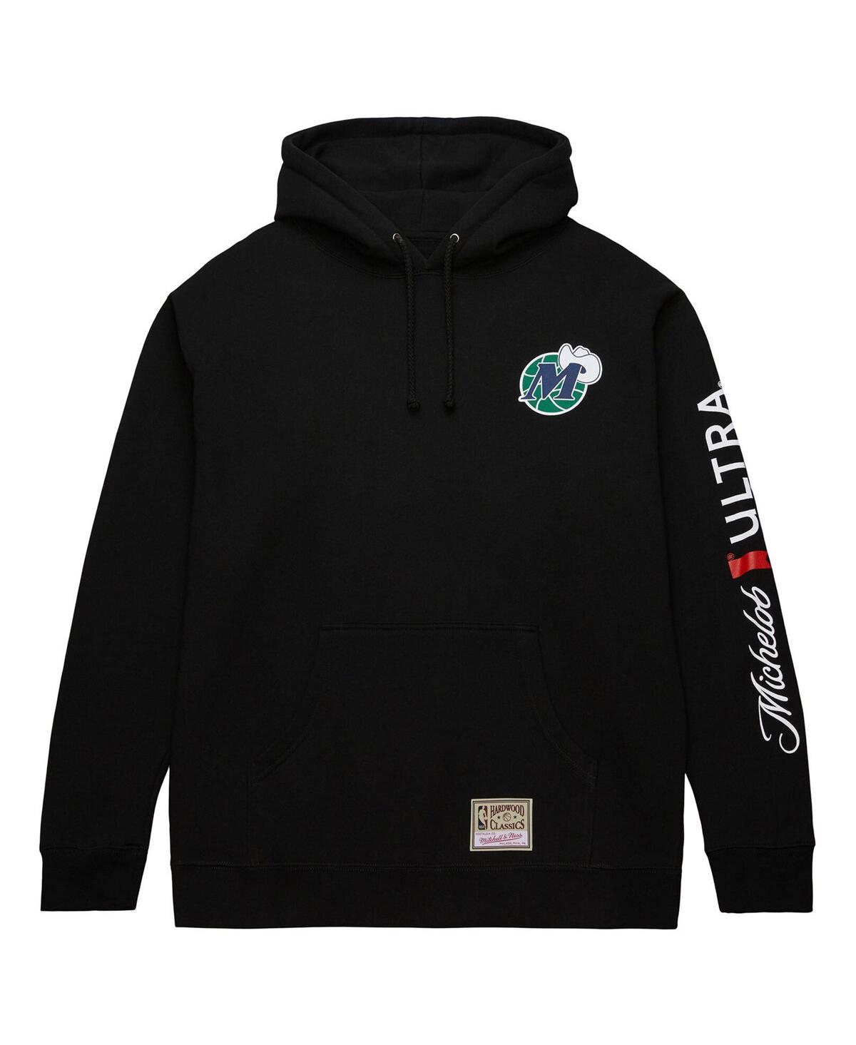 Mitchell & Ness Men's Black Dallas Mavericks Nba X Michelob Ultra Swish Sip Pullover Hoodie In Black