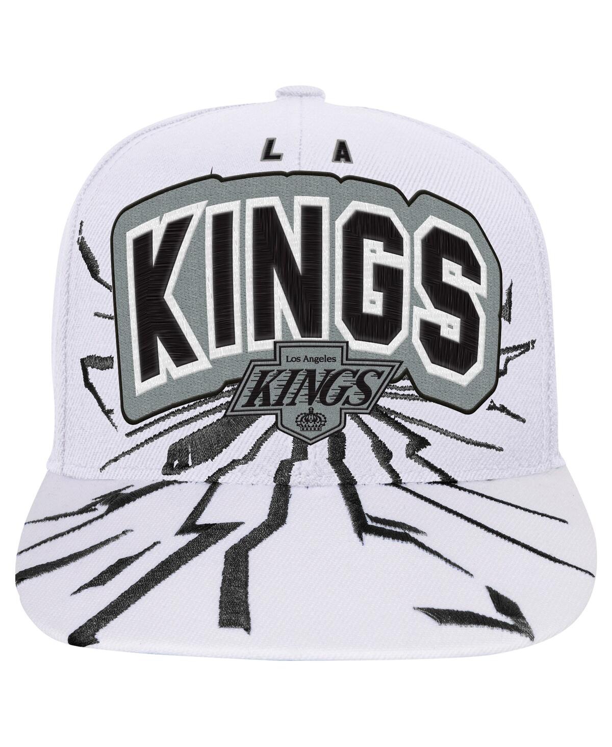 Mitchell & Ness Big Boys And Girls White Los Angeles Kings After Shock Snapback Hat In White