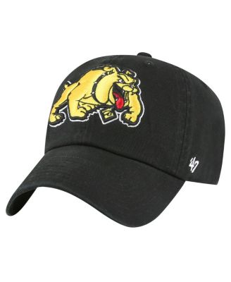 Men's Black Bowie State Bulldogs Side Back Clean Up Adjustable Hat
