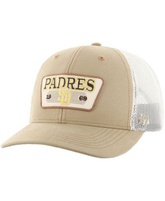 '47 Brand - Men's Khaki San Diego Padres Ridgewood Trucker Adjustable Hats