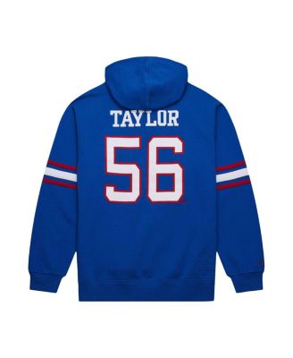 Men's Lawrence Taylor Royal New York Giants Retired Player Name Number Pullover Hoodie