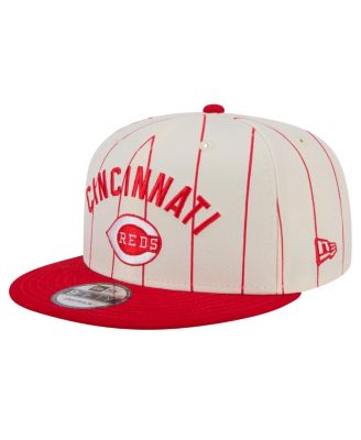 New Era - Men's White Cincinnati Reds Jersey Pinstripe 9FIFTY Snapback Hat