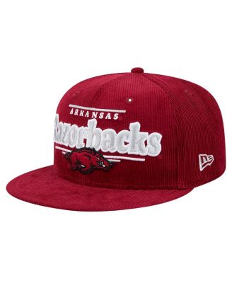 New Era - Men's  Cardinal Arkansas Razorbacks Display 9FIFTY Snapback Hat