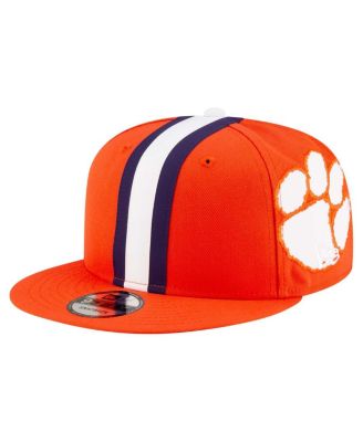 New Era - Men's  Orange Clemson Tigers Helmet 9FIFTY Snapback Hat