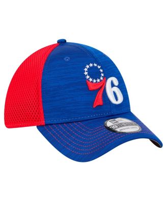 Men's Royal/Red Philadelphia 76ers Active Tech Neo Flex 39THIRTY Flex Hat