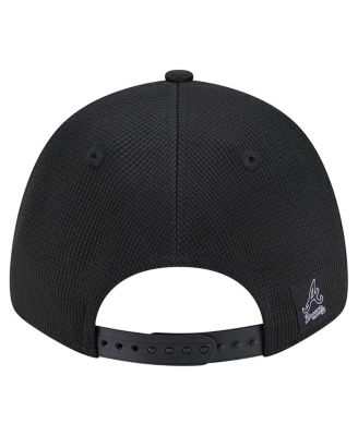 Men's Black Atlanta Braves Pivot 9FORTY Adjustable Hat