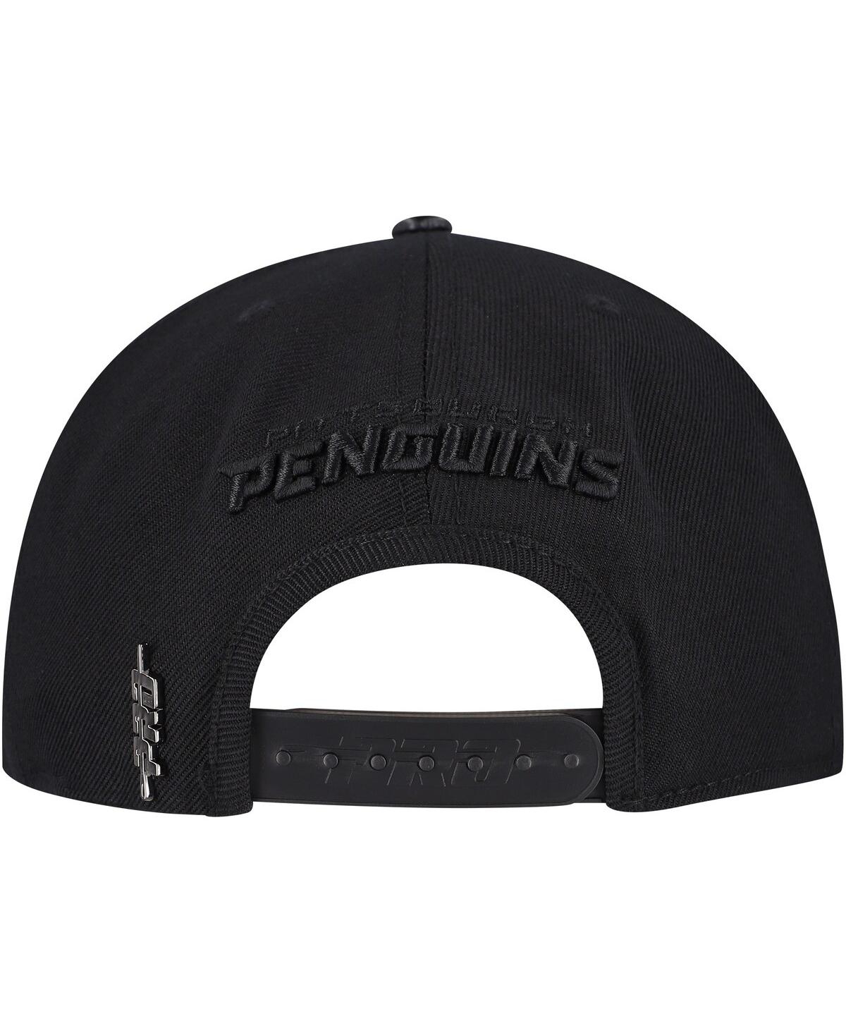 Pro Standard Men's Black Pittsburgh Penguins Classic Tonal Snapback Hat In Black