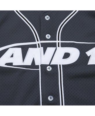Men's Charcoal AND1 Baseball Jersey