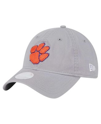 New Era - Women's   Gray Clemson Tigers Logo 9TWENTY Adjustable Hat
