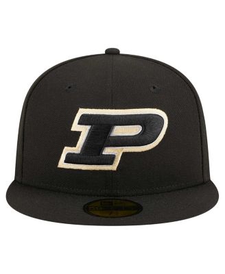 Men's Black Purdue Boilermakers 59FIFTY Fitted Hat
