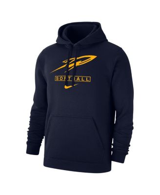 Men's Navy Toledo Rockets Softball Club Fleece Pullover Hoodie