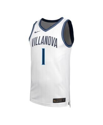Men's White Villanova Wildcats 1 Retro Replica Basketball Jersey