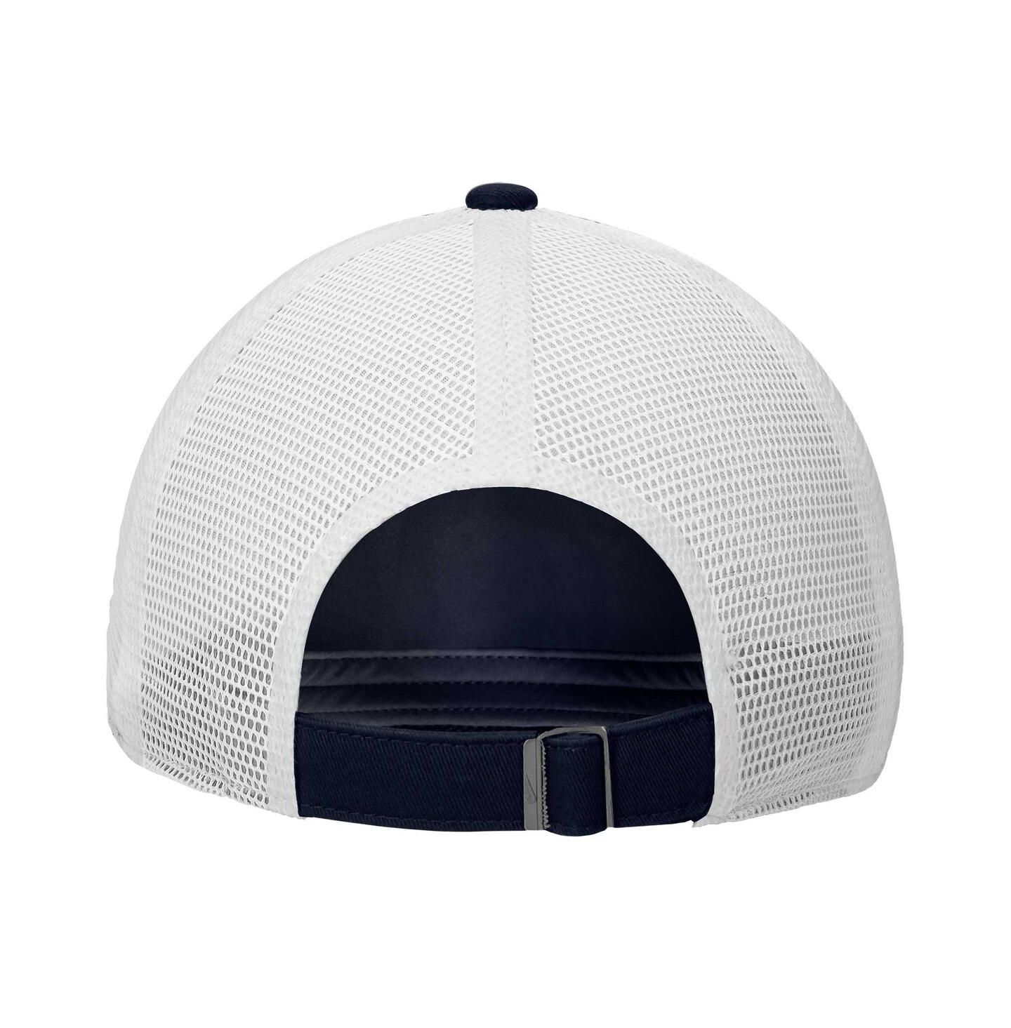 Мужская кепка Nike Navy/White Ole Miss Rebels Vintage Club Trucker Adjustable Hat — фото 2