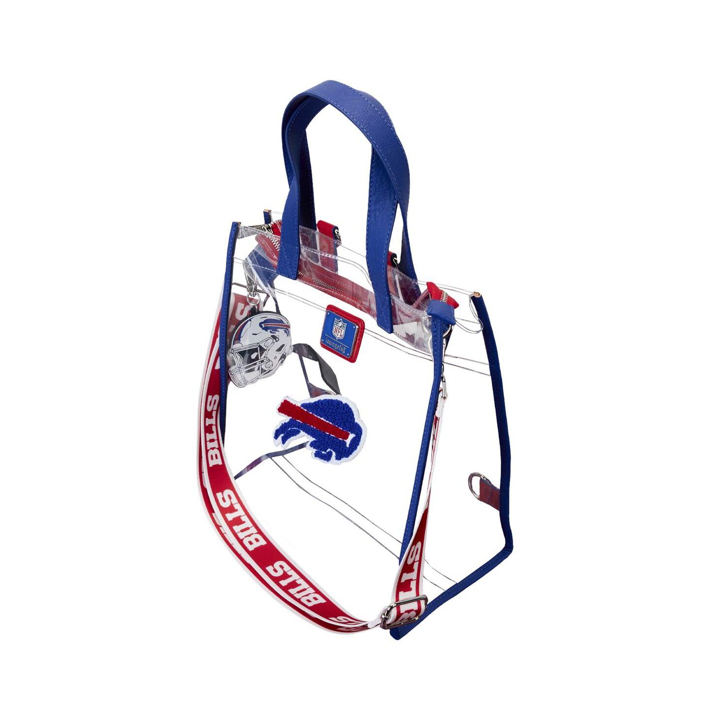 Рюкзак Loungefly Buffalo Bills Clear Convertible Tote Bag — фото 5