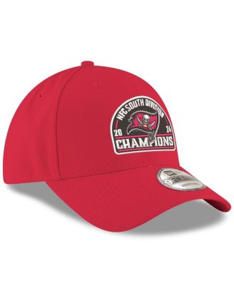 Men's Red Tampa Bay Buccaneers 2024 NFC South Division Champions 9FORTY Adjustable Hat