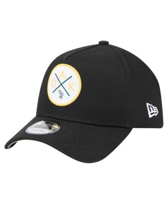 New Era - Men's Black Oakland Athletics 9FORTY A-Frame Adjustable Hat