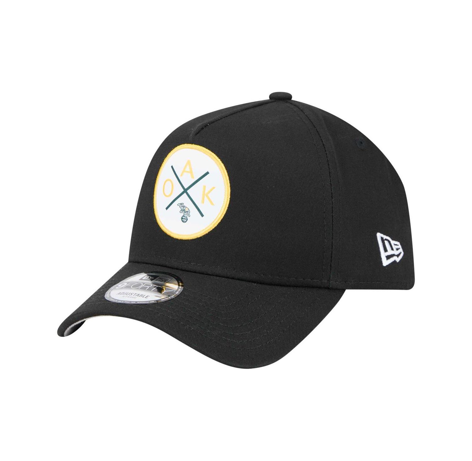 Men's Black Oakland Athletics 9FORTY A-Frame Adjustable Hat