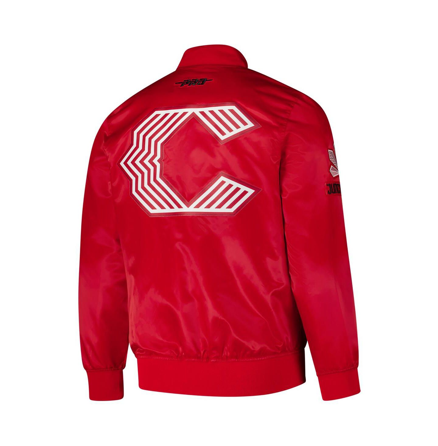 Мужская куртка Pro Standard Red Cincinnati Reds City Connect Satin Full-Snap — фото 2