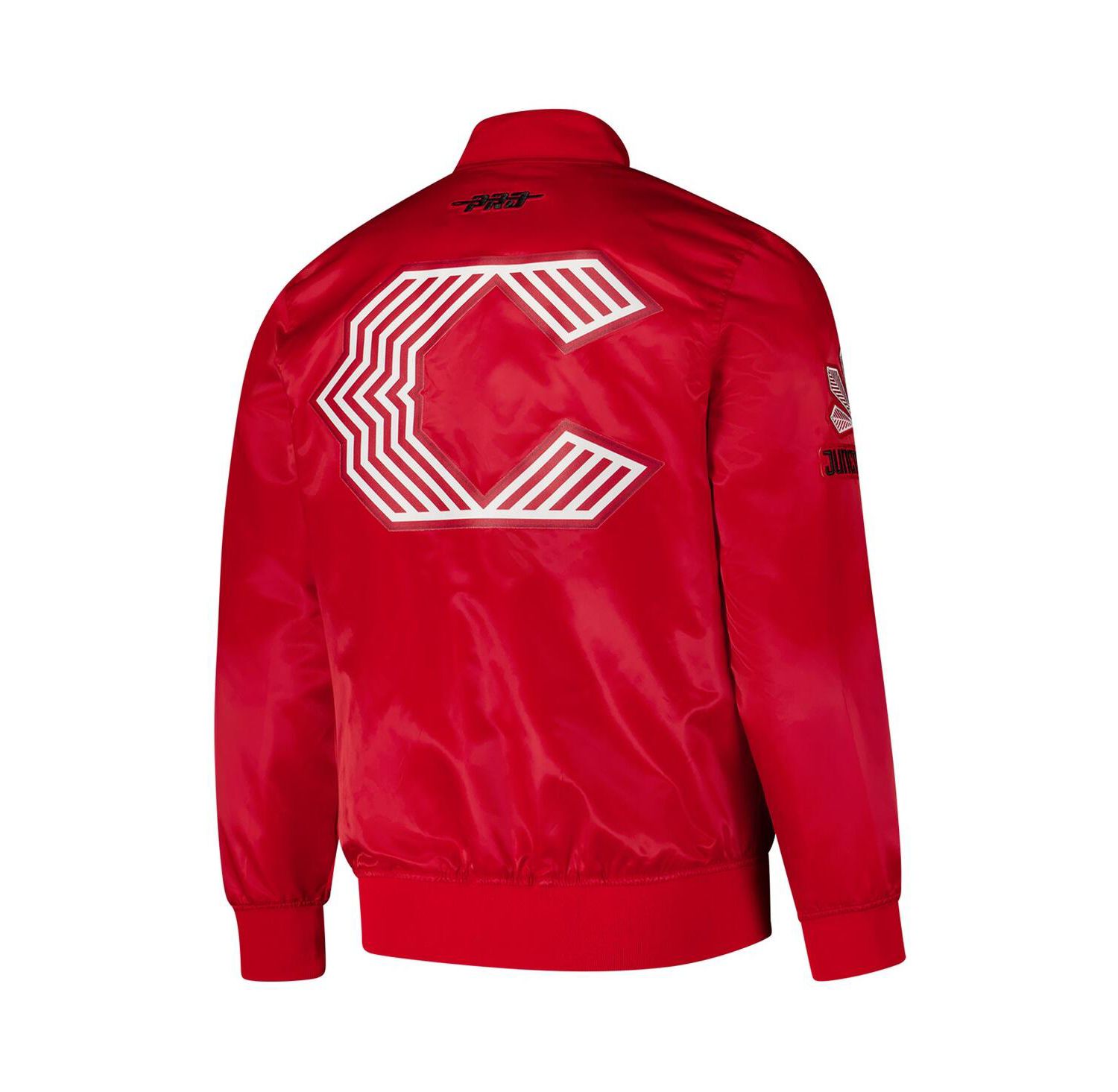 Men's Red Cincinnati Reds City Connect Satin Full-Snap Jacket