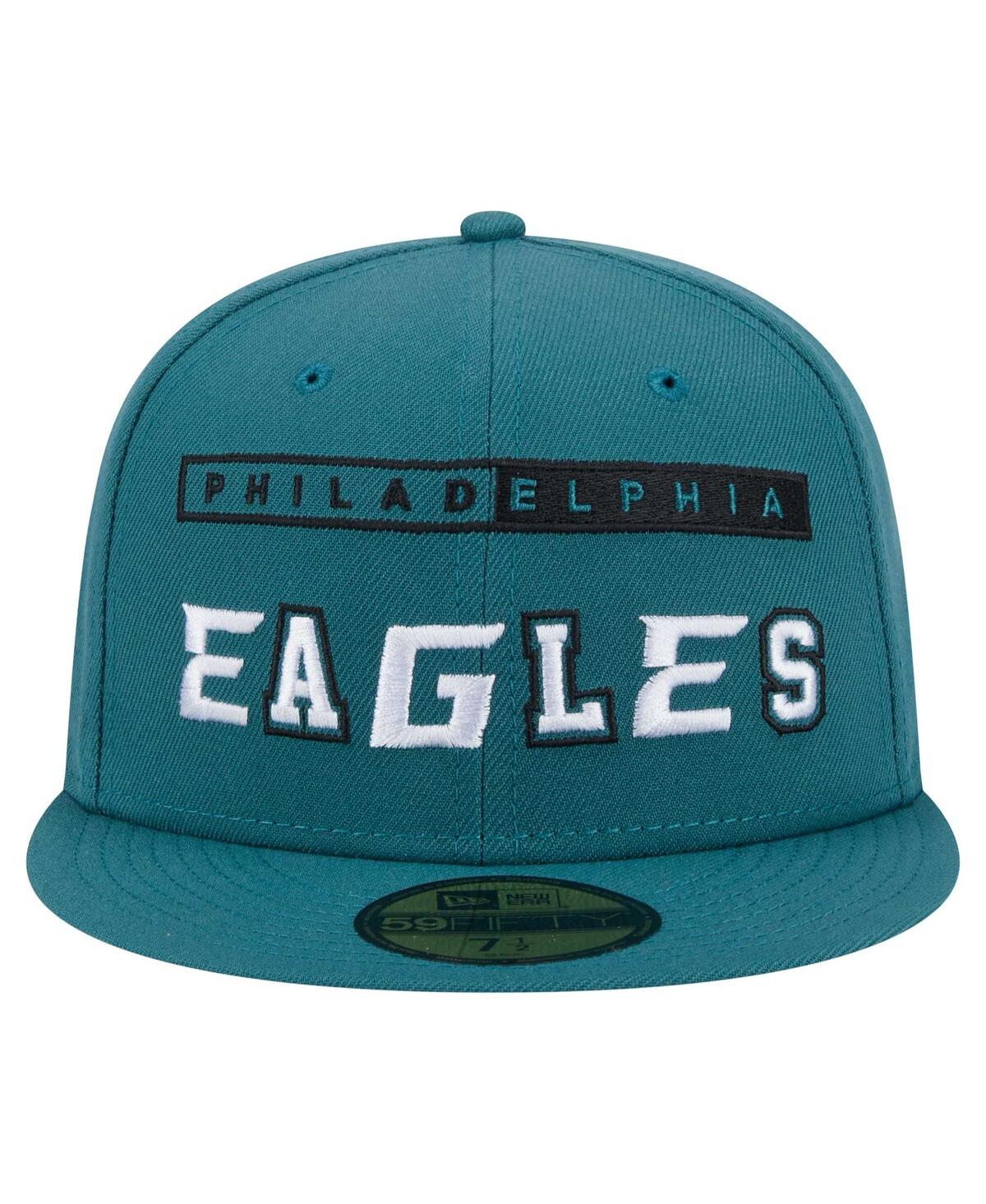 New Era Men's Midnight Green Philadelphia Eagles Ransom 59fifty Fitted Hat In Green