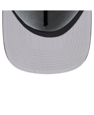 Men's Black Chicago Bulls Vented 9FIFTY A-Frame Snapback Hat