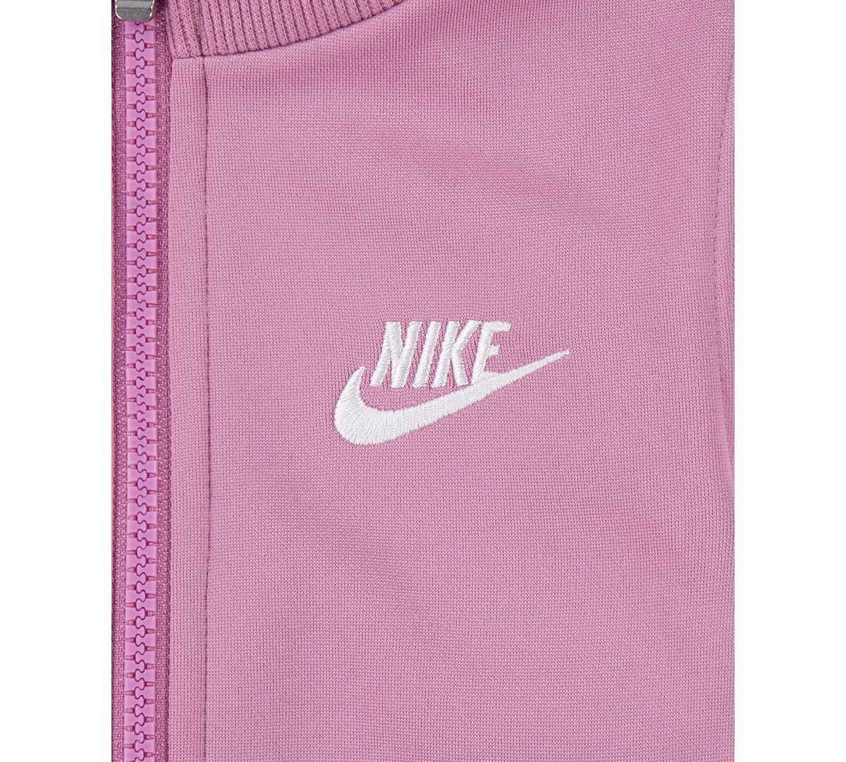 Nike Toddler Girls Logo-taping Jacket & Pants, 2 Piece Set In Magic Flamingo