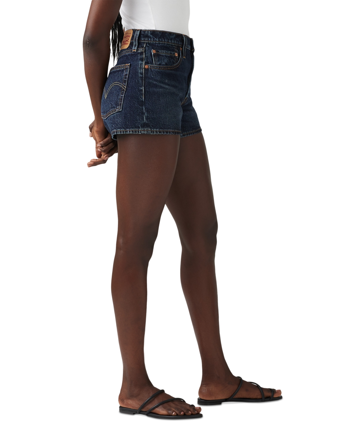 Levi's Premium Women's 501 Button Fly Cotton High-rise Denim Shorts In Update Forward
