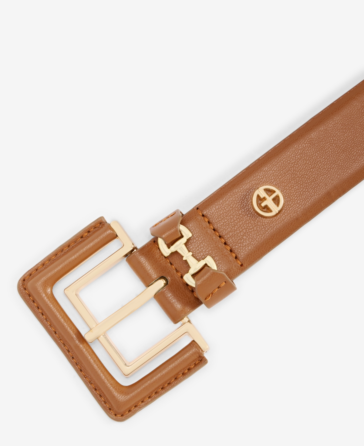Shop Giani Bernini Horsebit Loop Pant Belt, Exclusively At Macy's In Wine