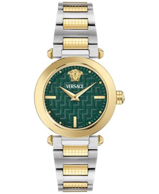 Versace - Women's Swiss Greek Two-Tone Stainless Steel Bracelet Watch 35mm