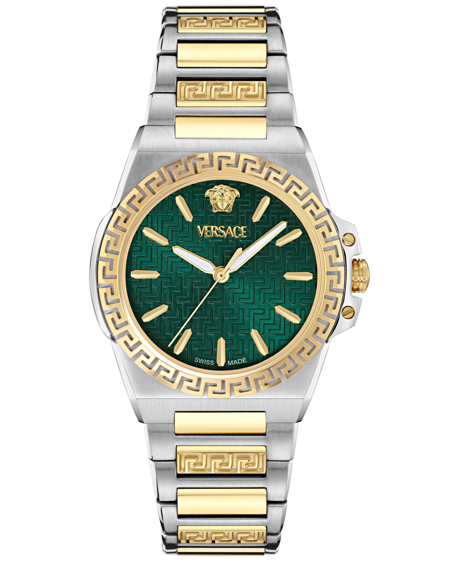 Women's Swiss Greca Reaction Two-Tone Stainless Steel Bracelet Watch 38mm