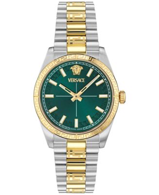 Versace Women's Swiss Millenyium Two-Tone Stainless Steel Bracelet