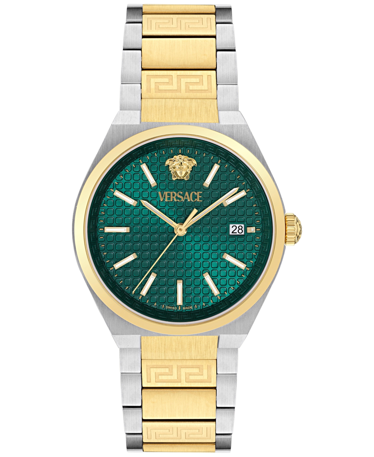 Versace Women's Swiss V-Auria Two-Tone Stainless Steel Bracelet Watch 39mm - Two Tone