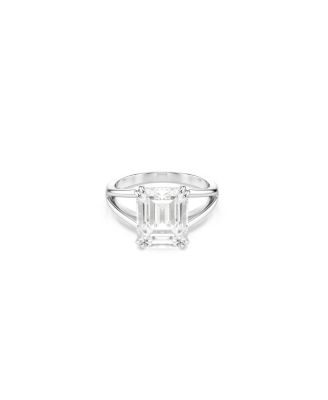 Stilla Rhodium Plated Octagon Cut Ring