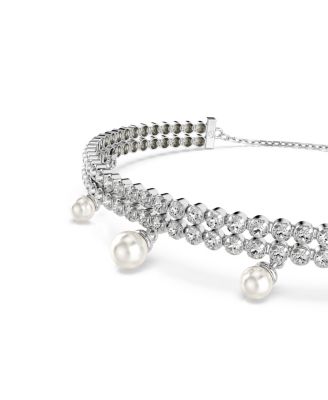 Ariana Grande x Round Cut White Rhodium Plated Bracelet