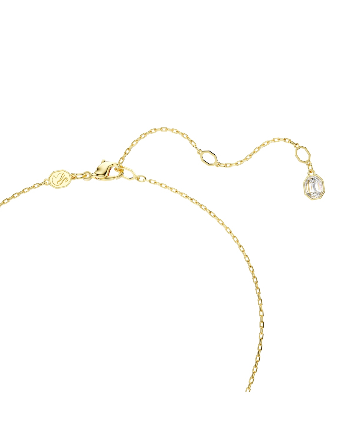Shop Swarovski Idyllia Mixed Cuts Flower Multicolored Gold-tone Plated Y Pendant Necklace