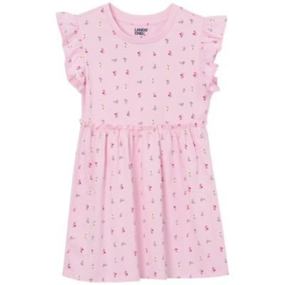 Girls Short Sleeve Gathered Waist Tunic Top